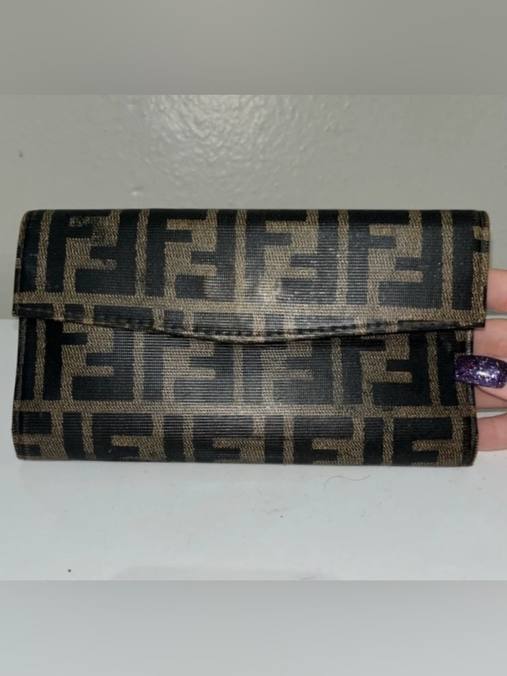 FENDI Vintage FF Logo Wallet